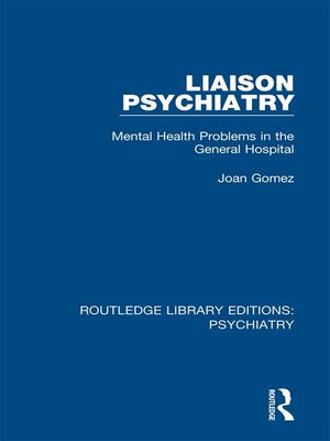 cover image of Liaison Psychiatry